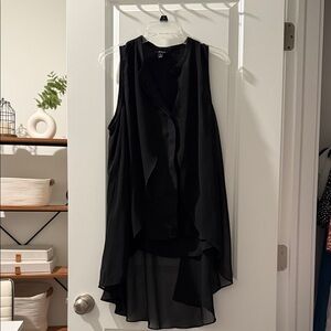 a.n.a Black Sleeveless Blouse